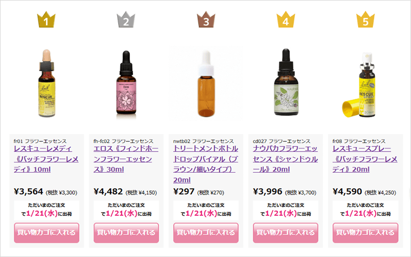 ランキング表示UIのイメージ