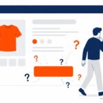 ECサイトのカート画面前で離脱を悩む利用者のイメージ