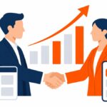 ストックビジョン認定パートナー制度を活用した制作会社とEC事業者の関係性を示したイメージ