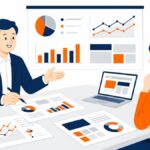 EC制作のリニューアル提案資料とデータ分析画面を組み合わせたイメージ